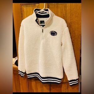 Cozy and cute Penn state fluffy quarter zip
